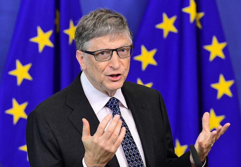 Billionaire philanthropist  Bill Gates. Emmanuel Dunand / AFP