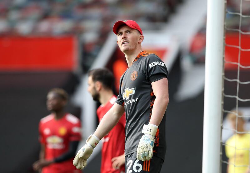 MANCHESTER UNITED RATINGS: Dean Henderson - 5. Error after 14 seconds as he rushed out to meet a ball, called it wrong and the ball ended up in his net. His second half performance was as garish as the red cap he put on at half time to block the Mancunian sun. Reuters