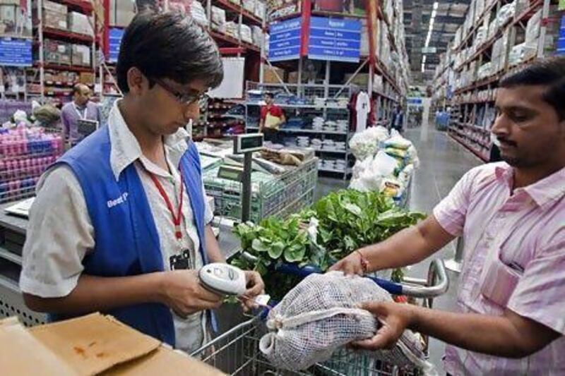 The retail sector in India remains heavily regulated, with companies such as Walmart allowed to operate only through franchise tie-ups with local partners. Prashanth Vishwanathan / Bloomberg News