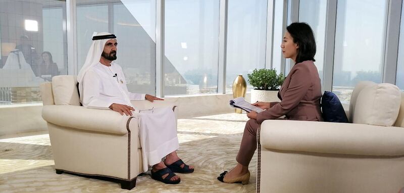 In an interview with China’s state TV broadcaster China Central Television (CCTV) Sheikh Mohammed bin Rashid, Vice President and Ruler of Dubai, applauded the strong relations that the UAE and China have built since establishing diplomatic ties in 1984. WAM