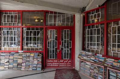 Shah Muhammad Rais's bookstore in central Kabul has almost sold no books since the Taliban took over the city. Stefanie Glinski for The National