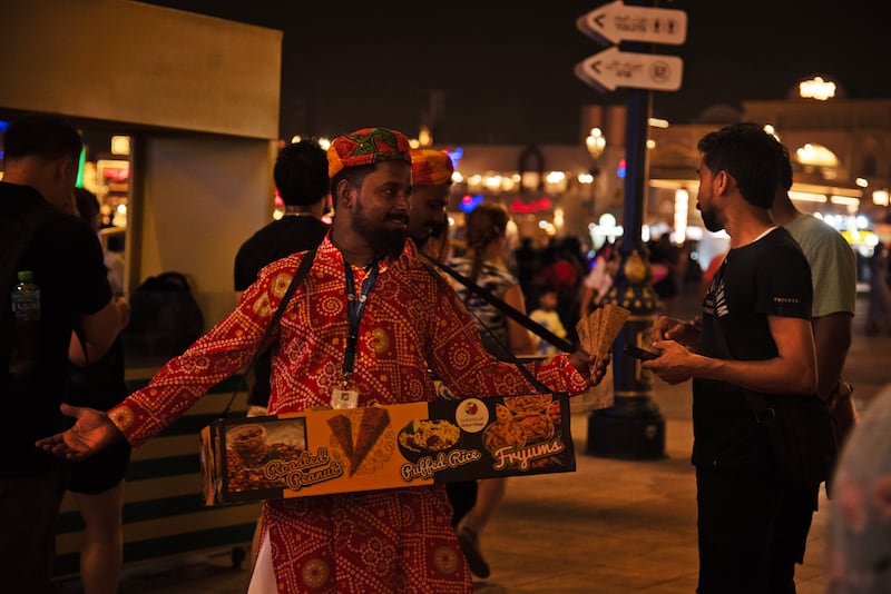 Vendors selling snacks will also roam around the park on foot