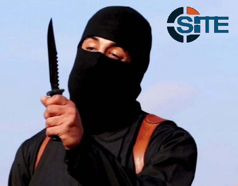This image from 2014 purports to show the militant Mohammed Emwazi, known as 'Jihadi John'. Reuters / Site Intel Group