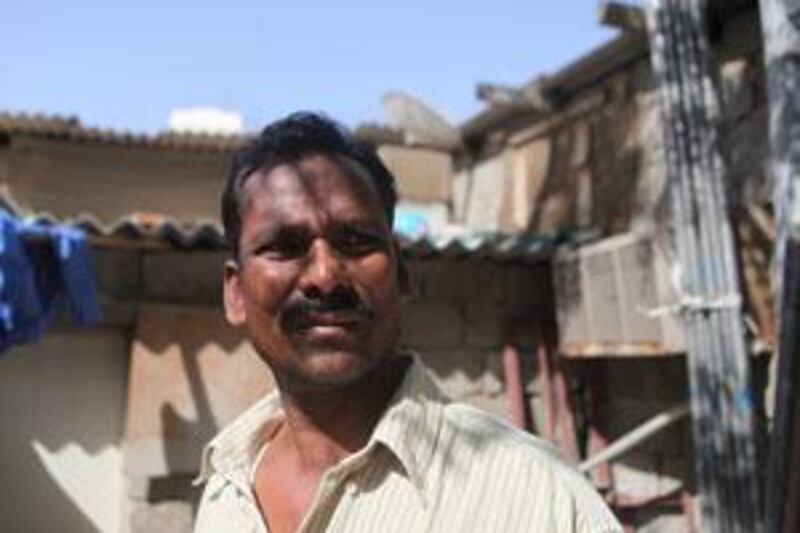 Fraz Mohsin lives in a small makeshift living quarters that will be torn down to make way for new development.