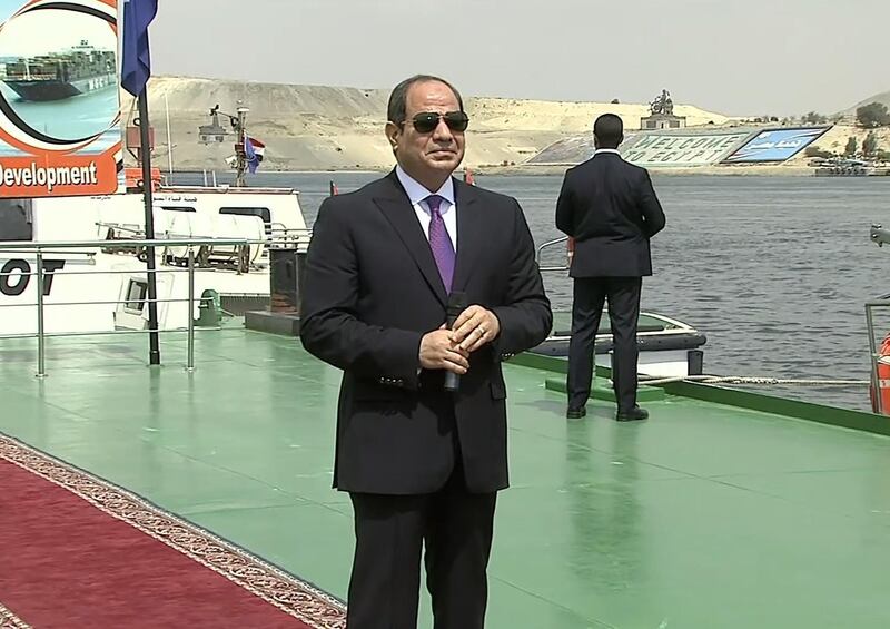 President Abdel Fatah El Sisi at Ismailia of Egypt has been strongly criticised by Turkey in the past but relations seem to be thawing. 