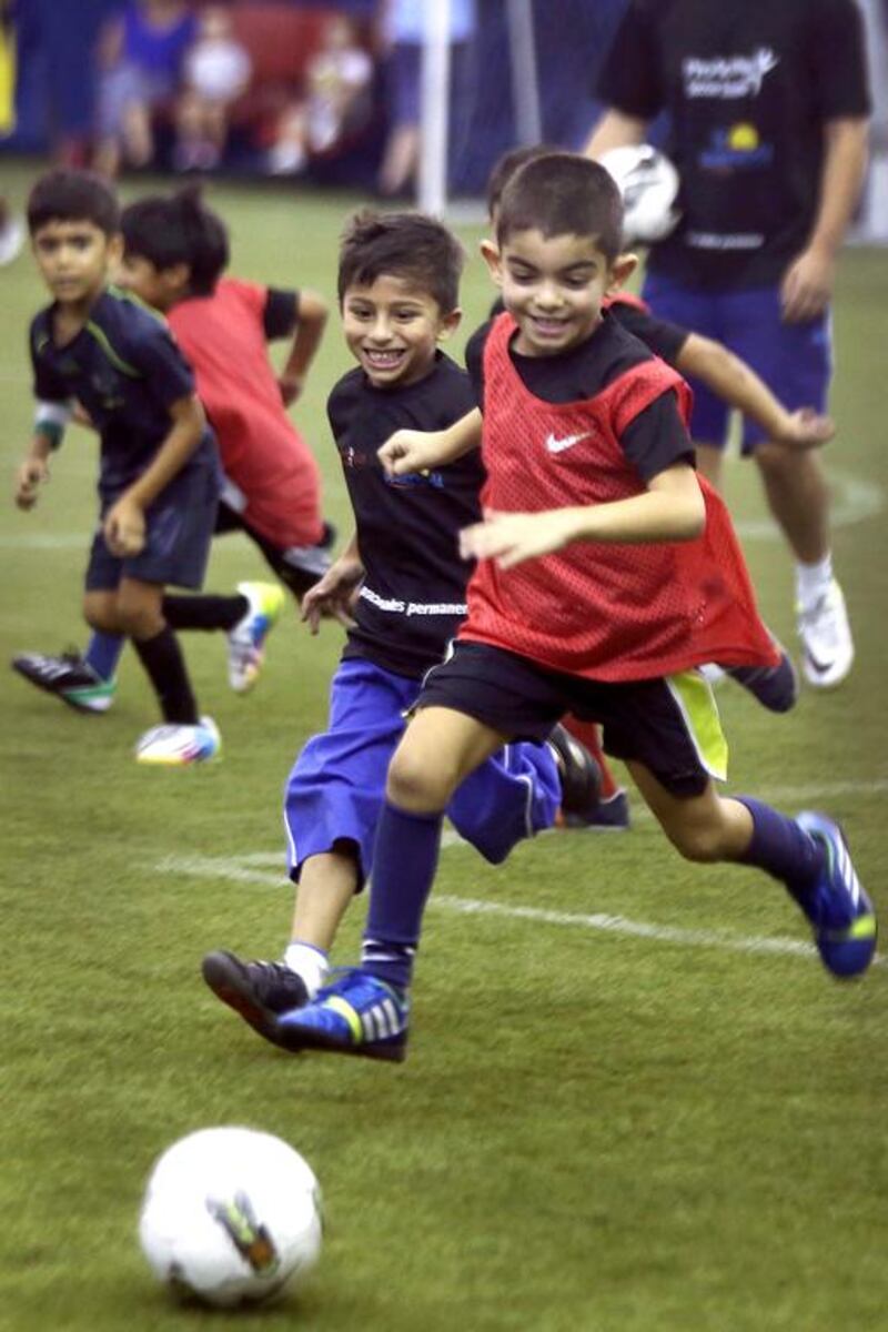 ProActive Soccer School (PASS), Abu Dhabi. If your child is inspired to shoot goals, send them to ProActive Soccer School (PASS) at Dome@Rawdhat on Airport Road. It’s a chance for 3-to-10 year-olds to learn new footie techniques in an indoor space. Experienced coaches incorporate elements of agility, balance and coordination to develop the athlete in each wannabe Messi. Delores Johnson / The National