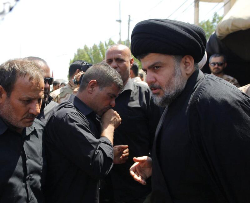 Radical Shi'ite cleric Muqtada al Sadr is playing an increasingly prominent role in Iraq. Alaa Al Marjani / Reuters