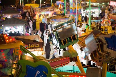 As Arwa Al Neami shot her chronicle of summer funfairs in the south of Saudi Arabia she discovered that women turned the rules in their favour. Courtesy Arwa Al Neami