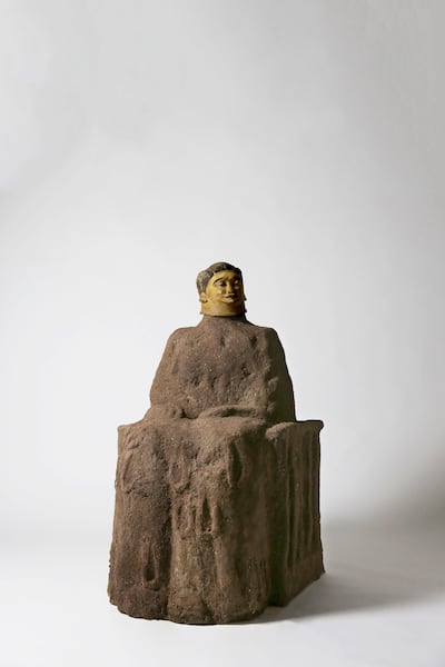 Ali Cherri's Seated Figure continues his deconstruction of mud both as a material and as a metaphor. Photo: Ali Cherri