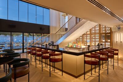 The dining area and terrace at City Social Dubai