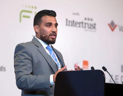 DUBAI, UNITED ARAB EMIRATES - Yannick Ramsamy, Counsel, Clyde and Co. at the 1st Workers Incentives and End of Service Benefits Conference 2019, Intercontinental Hotel, Dubai Festival City.  Leslie Pableo for The National for Alice Hines