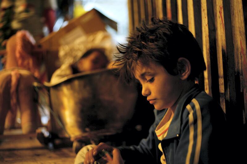 Zain Al Rafeea as Zain in Capernaum. Photo by Fares Sokhon, Courtesy of Sony Pictures Classics
