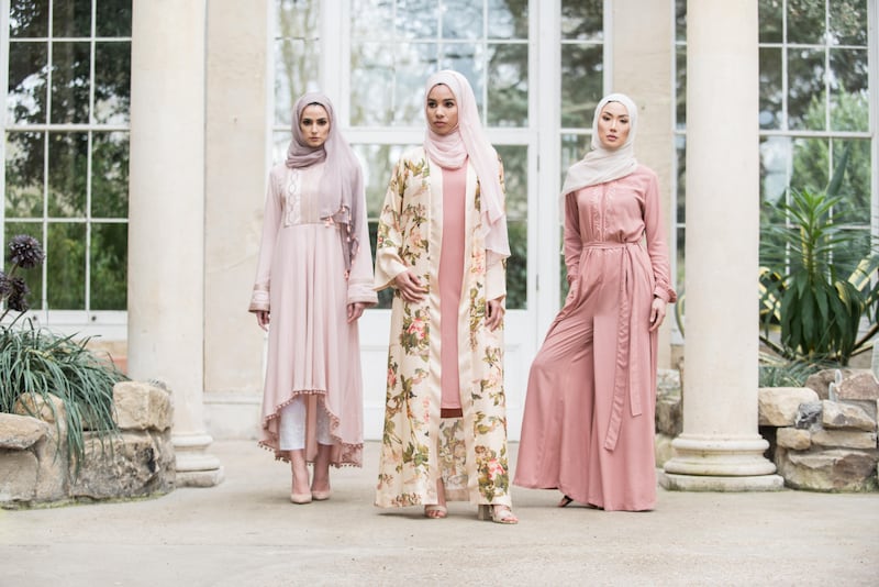 Designs by London-based modest wear label Aab. Courtesy Aab
