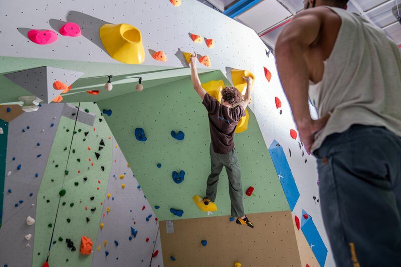 The gym will be open to beginner and expert climbers alike, as well as school classes.