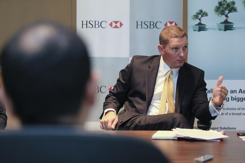 Daniel Rudd, HSBC Global Asset Management’s head of the Middle East and North Africa. says equity and fixed-income assets in markets such as China, Taiwan, Malaysia and Singapore offer significant opportunities for global investors. Sarah Dea / The National