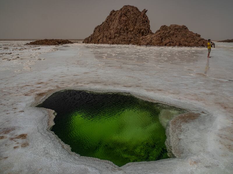 Salt flats, Danikil Depression, Ethiopia. Photo: Lesly Derksen/ Unsplash