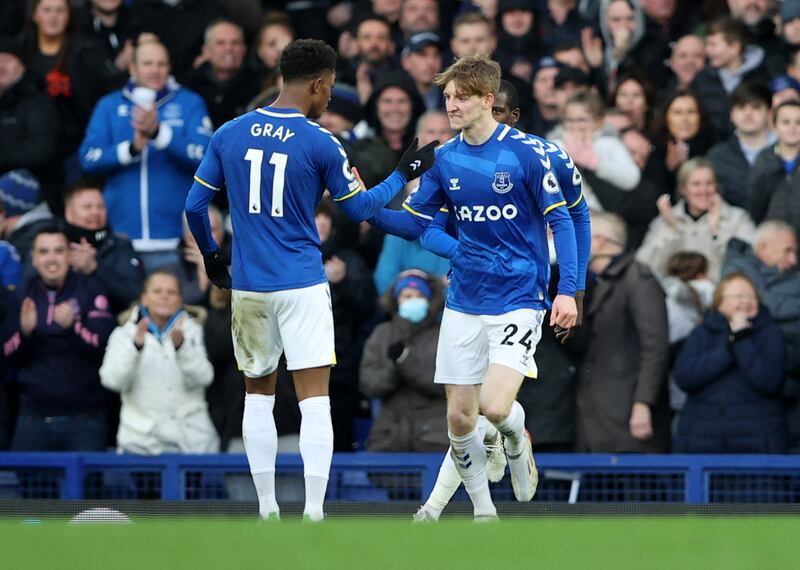 Everton - 792 minutes. Reuters