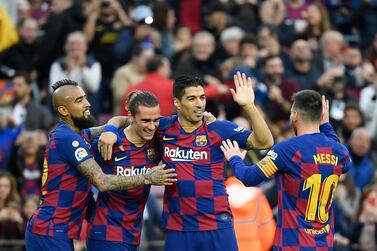 Barcelona take on Atletico Madrid in their Spanish Super Cup semi-final in Saudi Arabia. AFP