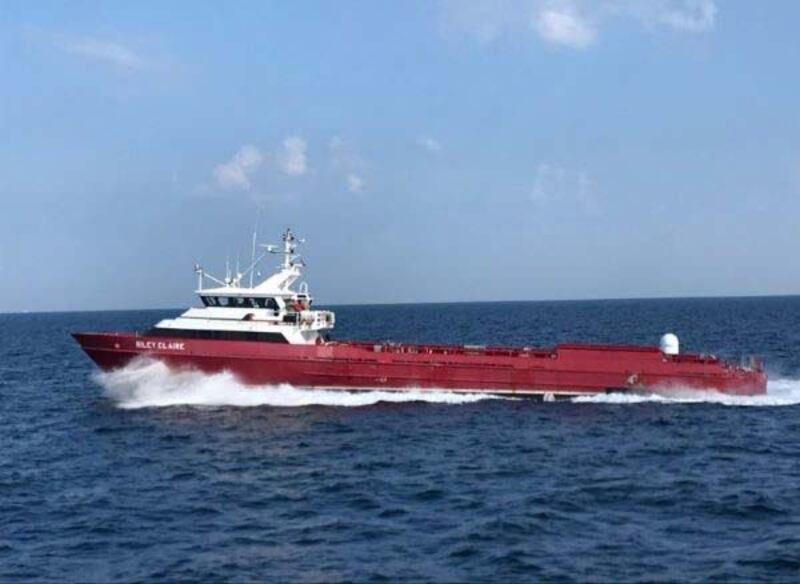 Two existing commercial fast supply vessels were converted into unmanned surface vessels for Overlord testing, which will play a vital role in informing the US Navy’s new classes of USVs. Photo: US Navy