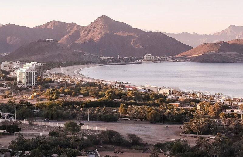 The Ruler of Sharjah, Sheikh Dr Sultan bin Muhammad Al Qasimi, has been at the heart of efforts to restore Khor Fakkan’s heritage buildings. Here is a view of the city at sunset from the Burj Rabi, a traditional guard tower erected to keep watch over the city of old.  Antonie Robertson/The National