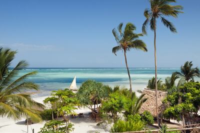 Etihad will operate direct flights from Abu Dhabi to Zanzibar from November, making the archipelago's beaches within easy reach for residents. Photo: Melia Zanzibar
