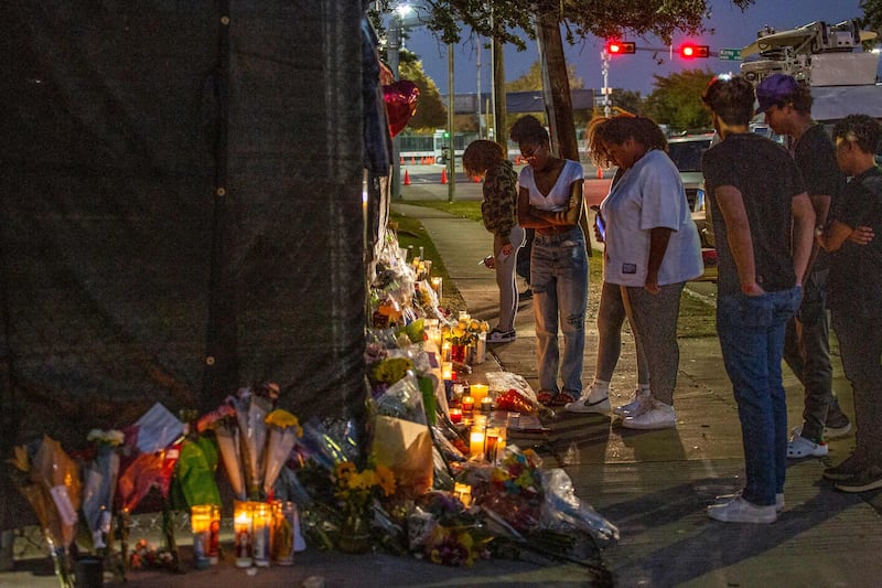 About 50,000 people were in the audience at NRG Park on Friday night when the crowd started pushing toward the stage as Scott was performing, triggering chaotic scenes. AFP