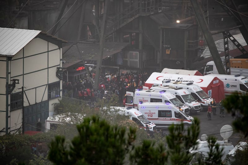According to Turkish Health Minister Fahrettin Koca, at least 28 people died in the blast on Saturday. EPA