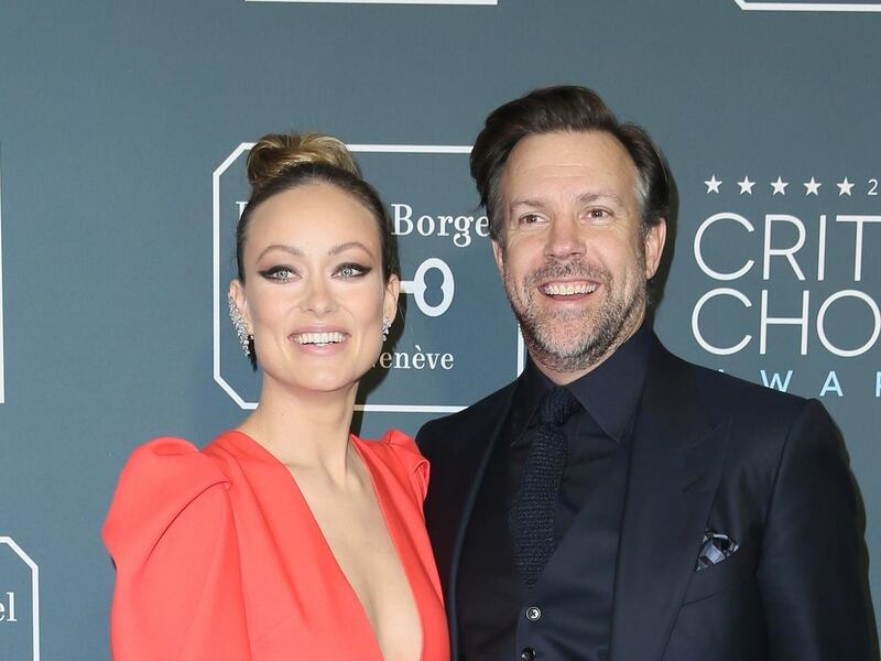 Olivia Wilde and Jason Sudeikis at the Critics Choice Awards in 2020. Reuters