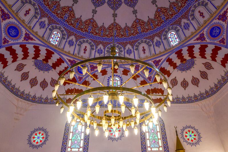 The interior at Banya Bashi mosque in Sofia. All photos: Ronan O'Connell for The National