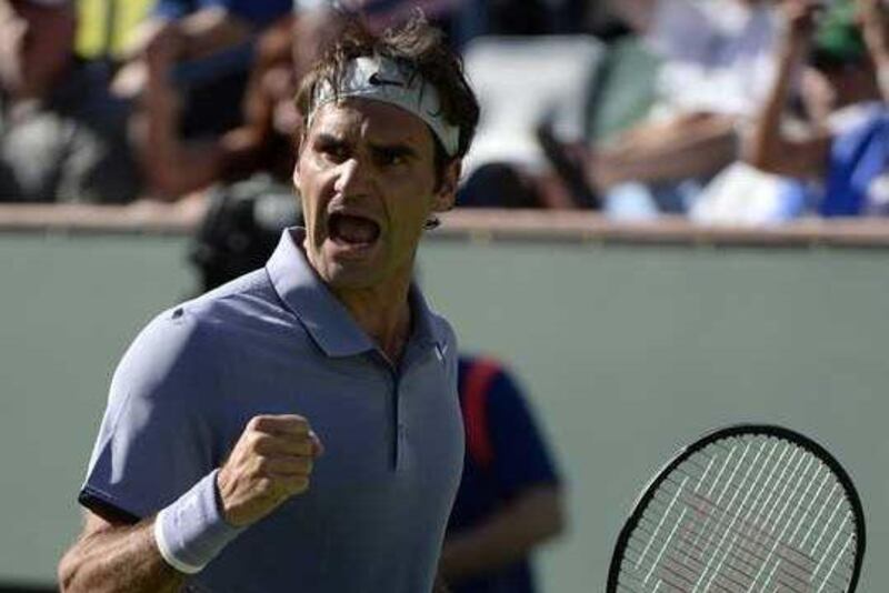 Roger Federer reached the finals at the Indian Wells Masters this year. Michael Nelson / EPA / March 16, 2014 