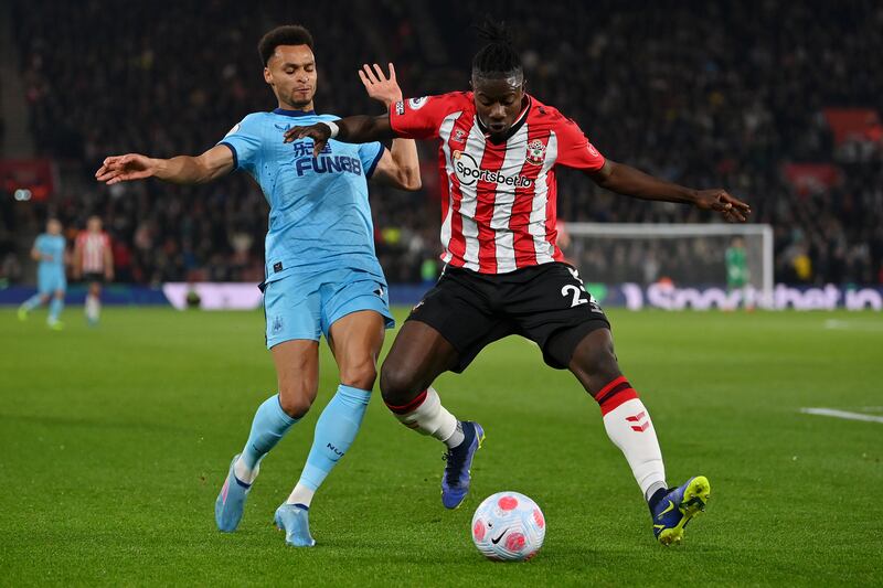 Mohammed Salisu - 6: Back in side following hamstring problem but lost Wood ahead of Newcastle’s first-half equaliser. Saw two headers saved by Dubravka in final 11 minutes. Getty