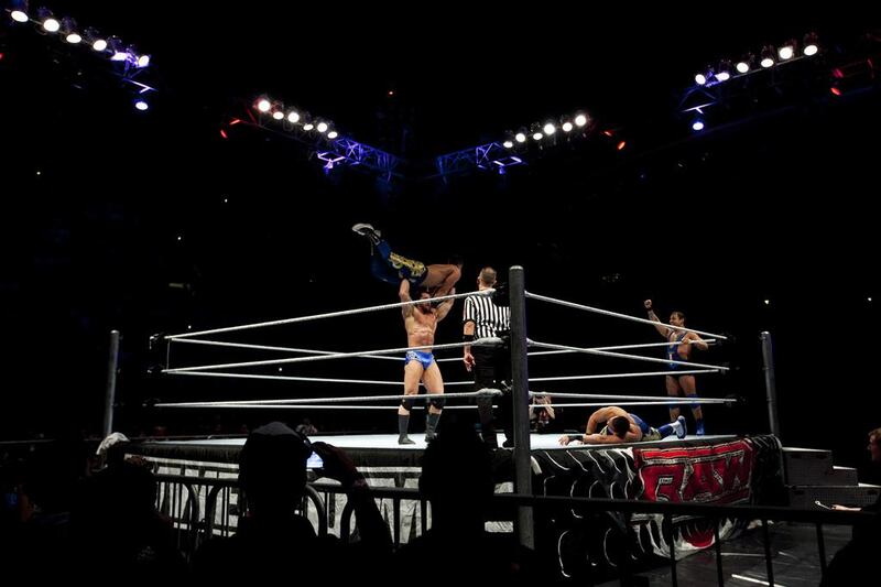 WWE's RAW World Tour at Zayed Sports City in Abu Dhabi on February 10, 2012. Christopher Pike / The National