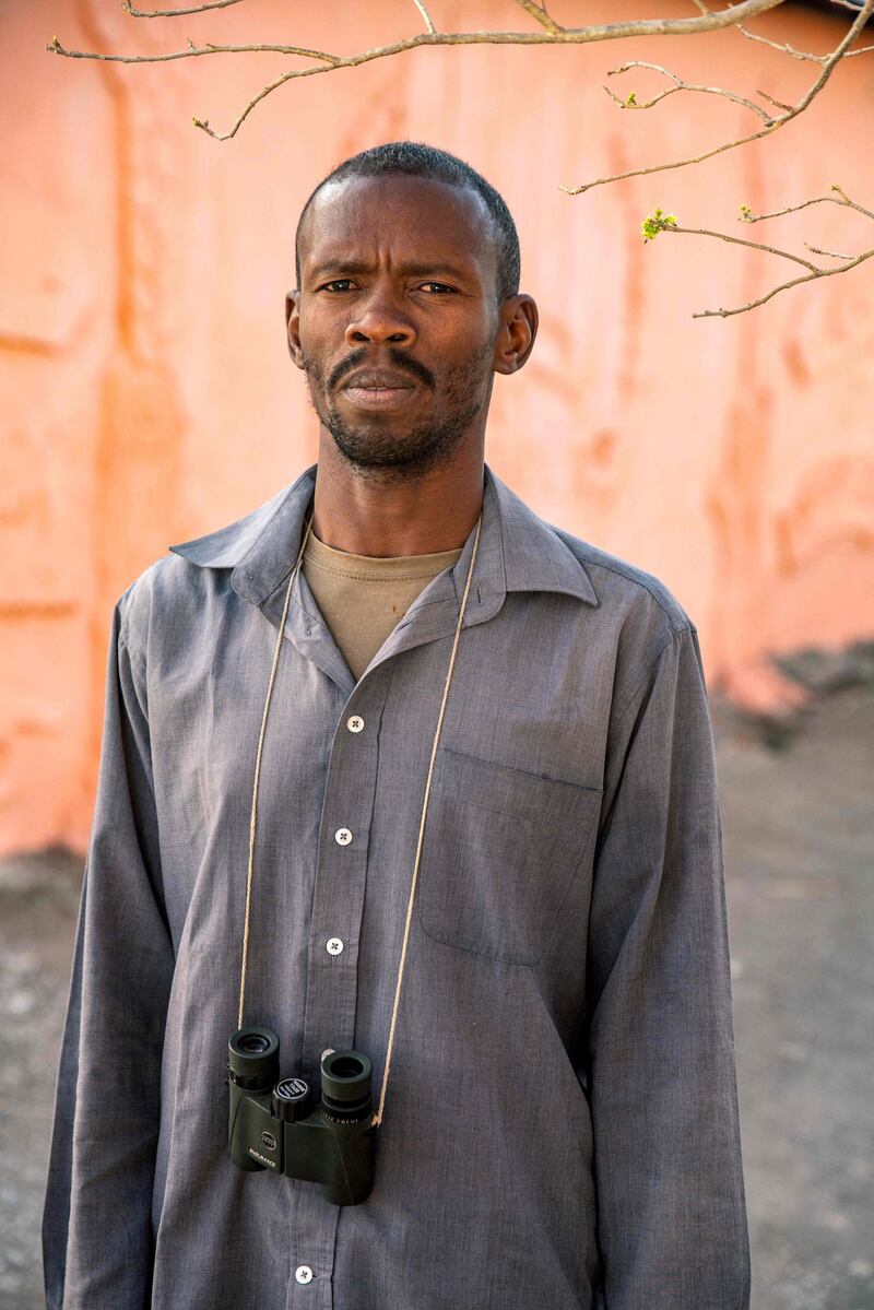 Omar Mohamed is the head of the wildlife research station at Dinder National Park in Sudan. AFP