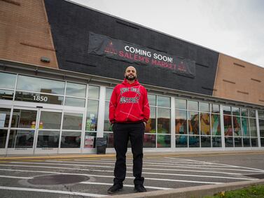 Abdullah Salem opened his latest store in Pittsburgh's Hill District. Joshua Longmore / The National