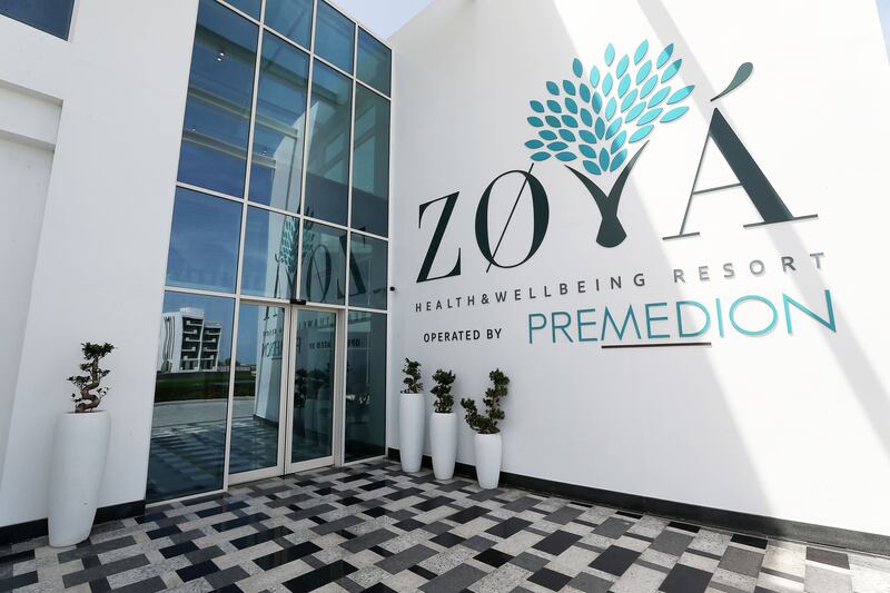 Zoya Health & Wellbeing Resort in Ajman. All images: Pawan Singh / The National