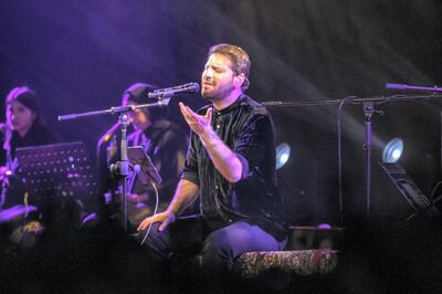 ABU DHABI, UNITED ARAB EMIRATES. 25 APRIL 2019. Sami Yusuf performing at Emirates Palace. (Photo: Antonie Robertson/The National) Journalist: None. Section: National.