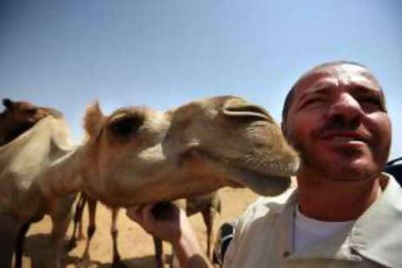 Karim Rushdy, 47, spends several nights a week camping in the desert near Liwa Oasis.