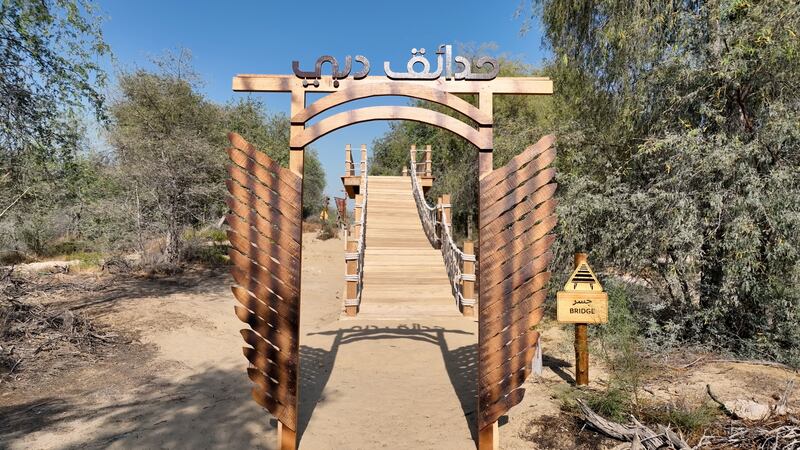 The hiking trail is the first of its kind in Dubai.