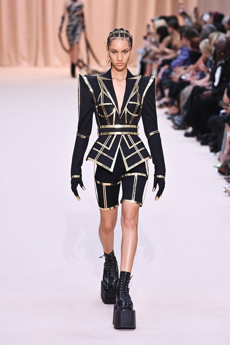 The Jean Paul Gaultier haute couture autumn/winter 2022-2023 show as part of Paris Fashion Week.