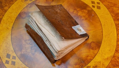 The one-volume manuscript is comprised of 58 parchments made of goatskin, some of which needed treatment. Via Kingabdul Aziz Public Library / Twitter