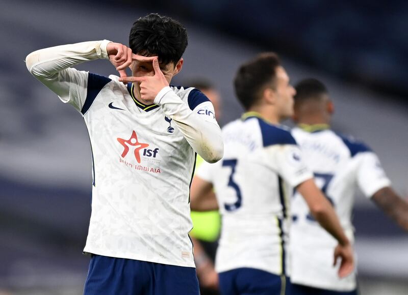 Centre forward: Heung-Min Son (Tottenham) – Scored arguably the best of Spurs’ four goals against Sheffield United, after having a first brilliant strike disallowed. Getty Images