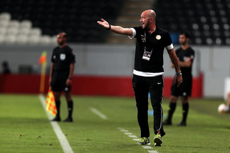 Walter Zenga guided Al Jazira to a third-place finish in the Arabian Gulf League in 2013/14. Christopher Pike / The National