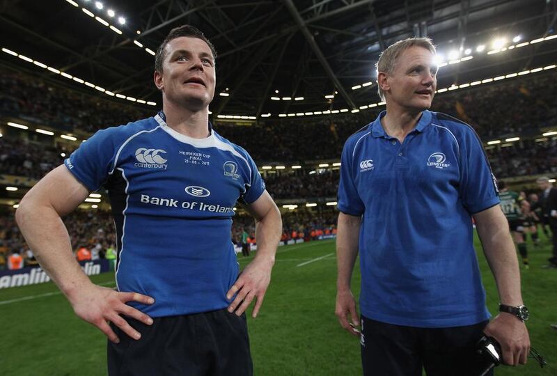 Brian O’Driscoll, left, is impressed with Joe Schmidt’s attention to detail. David Rogers / Getty Images