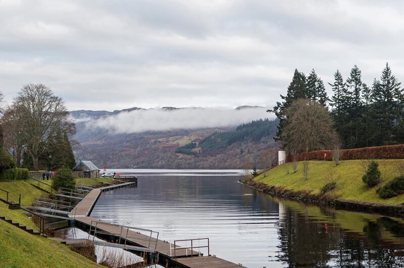 View of the Caledonian Canal at Fort Augustus with the Loch Ness in the background during a cloudy winter day. Getty Images