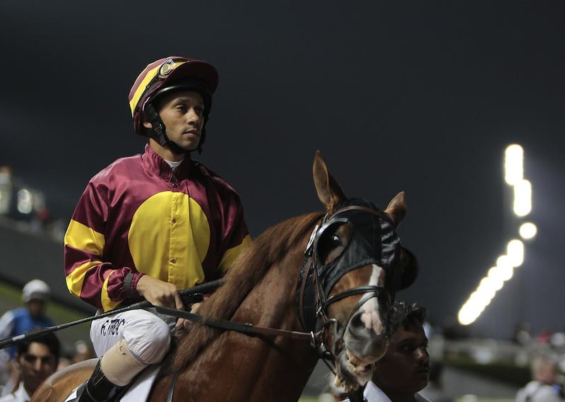 Jockey Royston Ffrench will be taking part in the action at Abu Dhabi Equestrian Club on Sunday, December 21, 2014. Jeffrey E Biteng / The National 