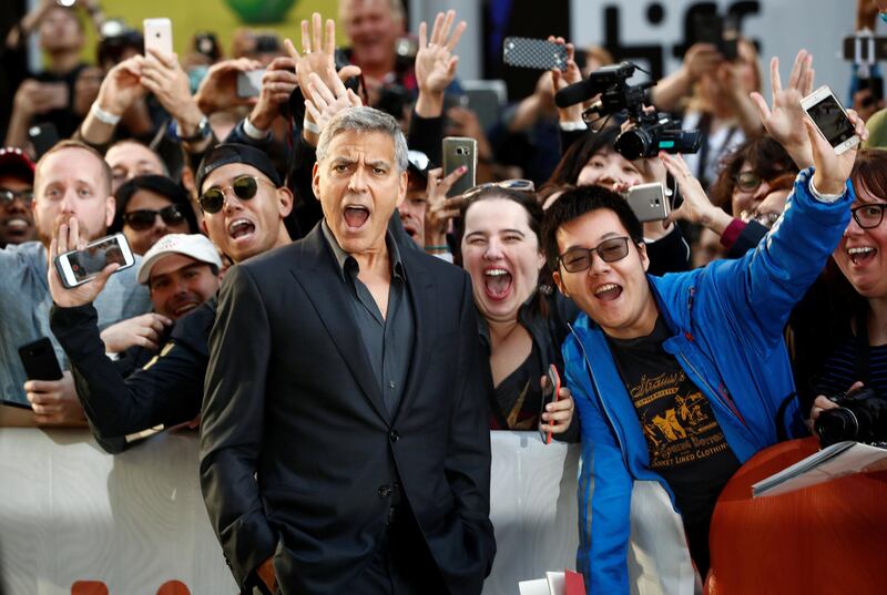 Actor George Clooney arrives on the red carpet for the film 'Suburbicon' at the Toronto International Film Festival (TIFF) in Canada. Mark Blinch / Reuters