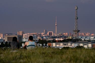 The Berlin skyline. The government is trying the curb rising rents following a property boom since 2011. DPA
