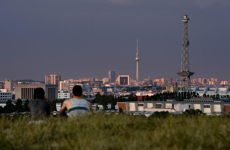 The Berlin skyline. The government is trying the curb rising rents following a property boom since 2011. DPA