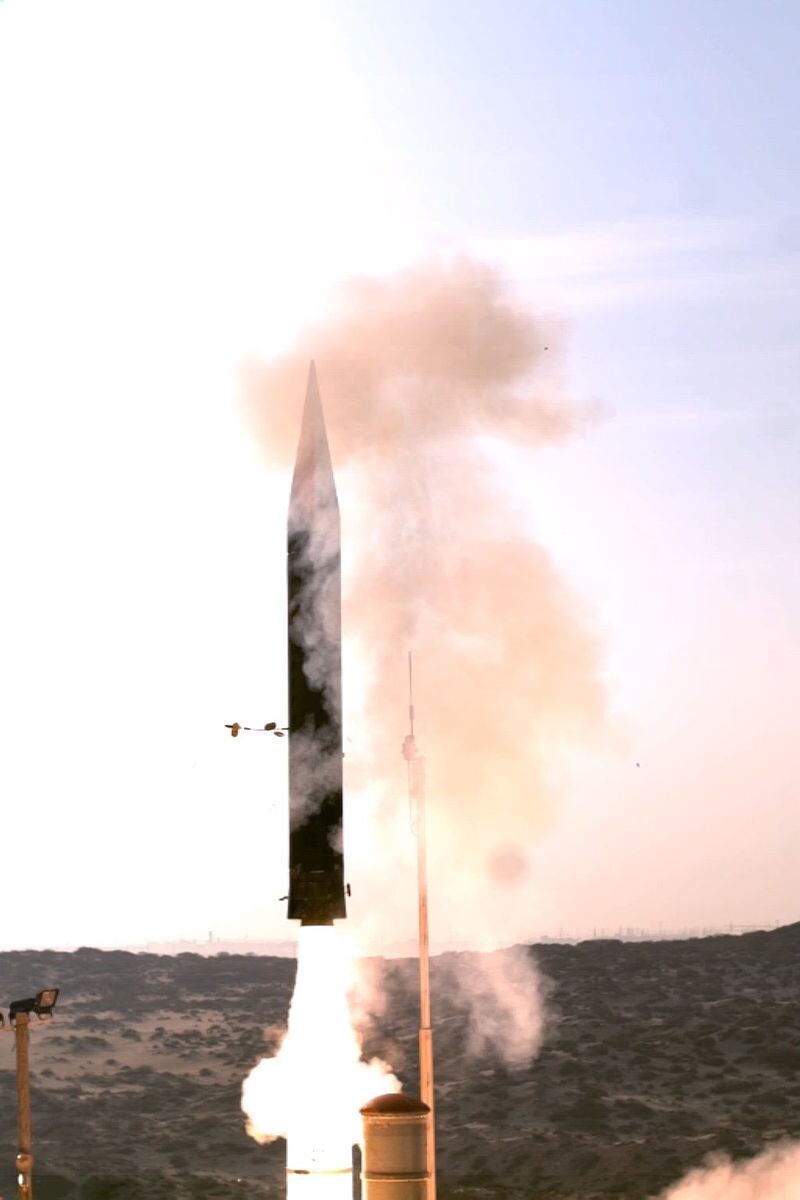 The Israel Missile Defence Organisation and the US Missile Defence Agency jointly developed the Arrow-3 interceptor. Photo: Public Domain