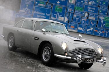 The 1964 Aston Martin DB5, made famous in the James Bond movies 'Goldfinger' and 'Thunderball'. Reuters.